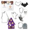 CookieCutter.com Haunted House Cookie Cutter 5 Piece Set, Ghost, Skull, Tombstone, Tin Plate Steel, Made in the USA